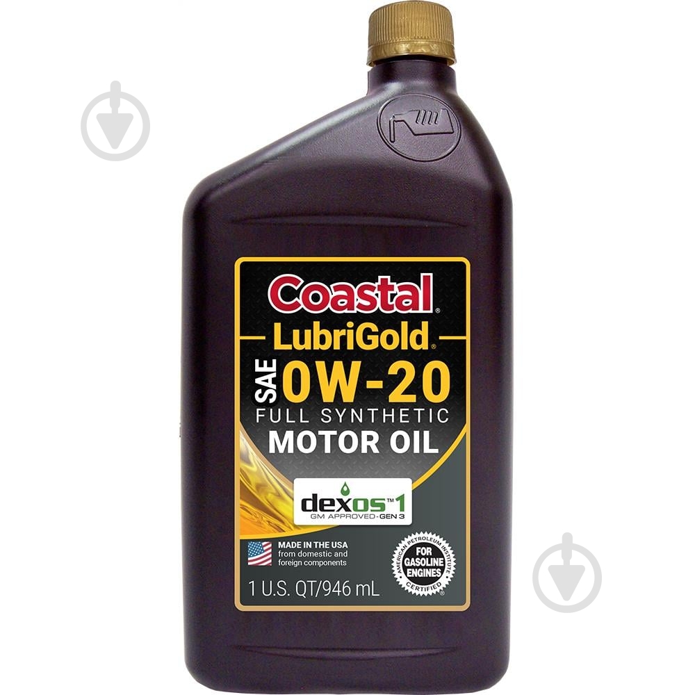 Моторна олива синтетична Lubrigold G3GF6SP 6/QT 0W-20 0,946 л (401677) - фото 1