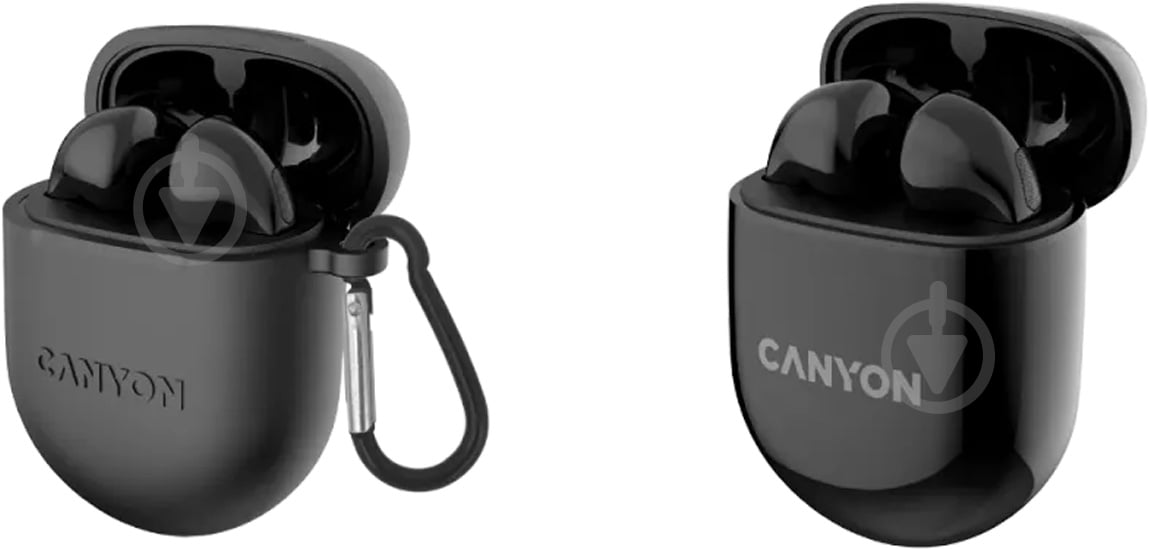 Bluetooth-гарнитура Canyon black (CNS-TWS6B) - фото 1