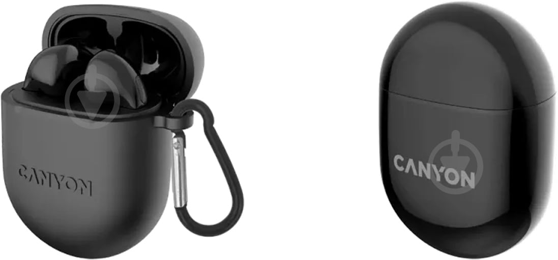 Bluetooth-гарнитура Canyon black (CNS-TWS6B) - фото 2