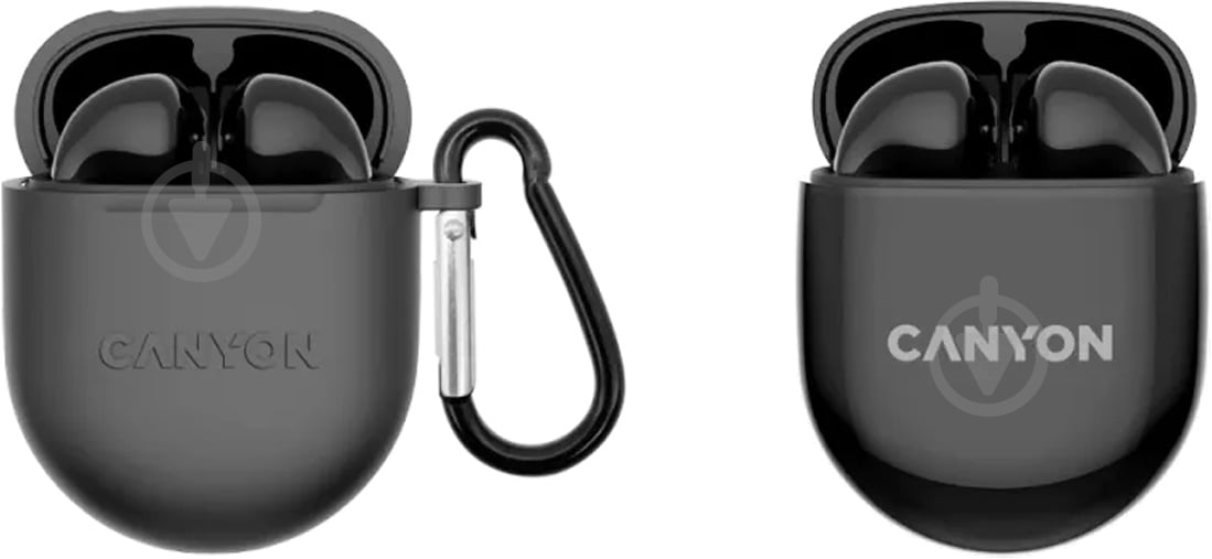 Bluetooth-гарнитура Canyon black (CNS-TWS6B) - фото 4