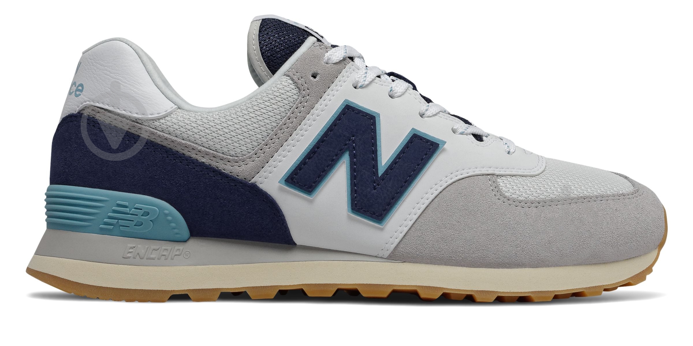 Кроссовки мужские демисезонные New Balance ML574SOU р.42,5 серые - фото 1