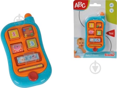 Телефон розвиваючий Simba 20х15 см - фото 2 Телефон розвиваючий Simba 20х15 см - фото 2