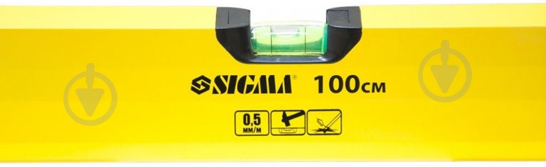 Уровень 100 см Sigma усиленный (3 капсулы) 3733101 - фото 7