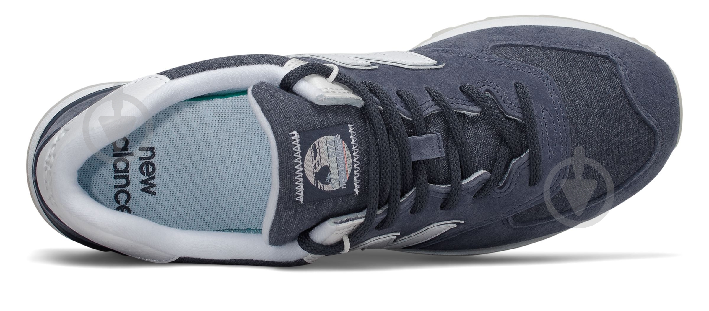 Кроссовки мужские демисезонные New Balance ML574SPZ р.42 синие - фото 3
