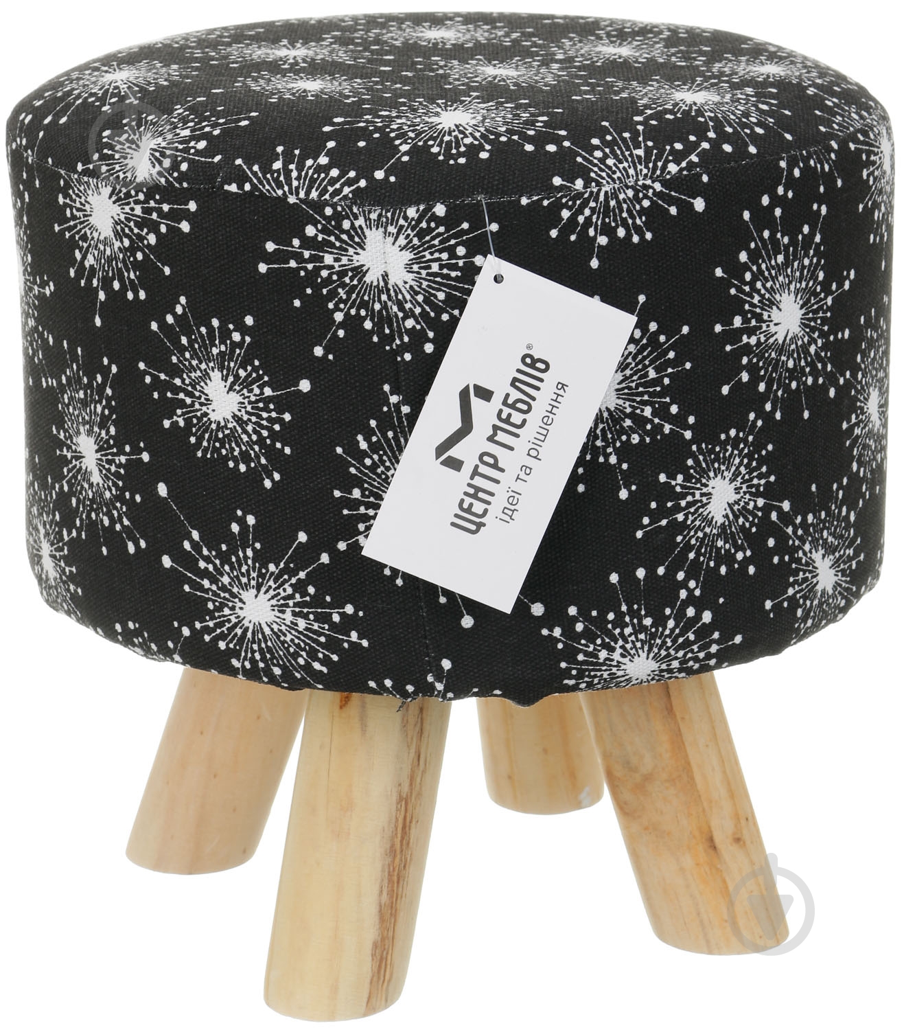 Пуф Наварра 30х30 см черный - фото 2 Пуф Наварра 30х30 см черный - фото 2