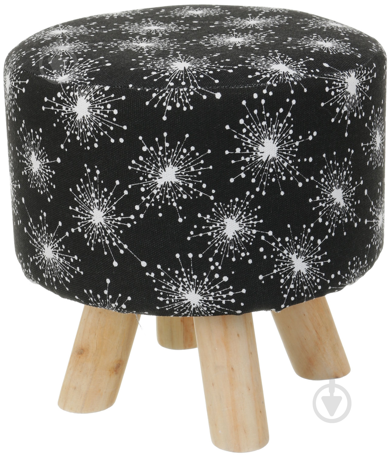 Пуф Наварра 30х30 см черный - фото 1 Пуф Наварра 30х30 см черный - фото 1