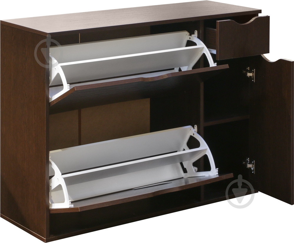 Тумба для обуви Пехотин Т-4 Эко 1120x400x880 мм венге - фото 3 Тумба для обуви Пехотин Т-4 Эко 1120x400x880 мм венге - фото 3