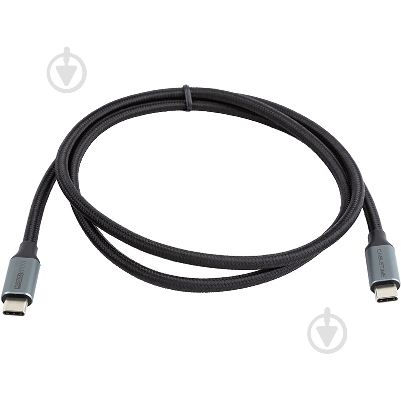 Кабель PowerPlant USB3.1 USB-C - USB-C 1 м серый (CA913312) - фото 3