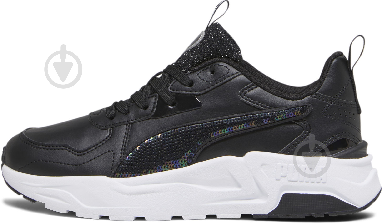 Кросівки жіночі демісезонні Puma TRINITY LITE WINTER WONDERLAND WMNS 39337802 р.36 чорні - фото 1