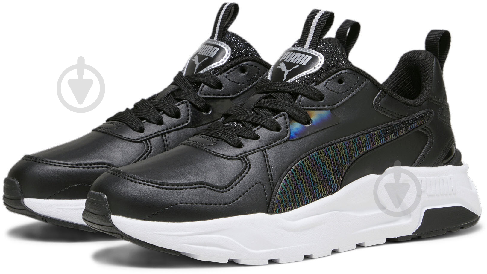Кросівки жіночі демісезонні Puma TRINITY LITE WINTER WONDERLAND WMNS 39337802 р.36 чорні - фото 3