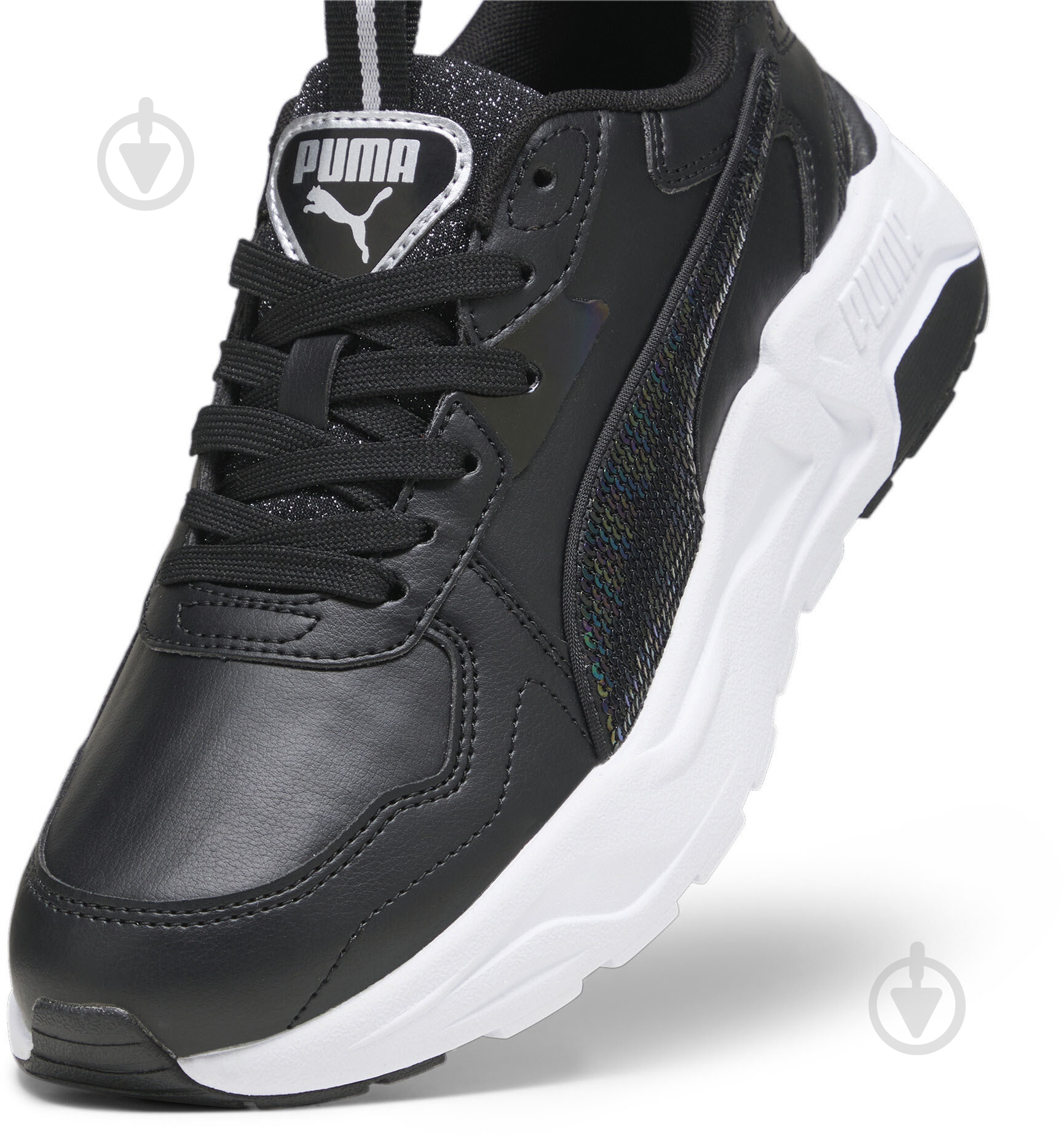 Кросівки жіночі демісезонні Puma TRINITY LITE WINTER WONDERLAND WMNS 39337802 р.36 чорні - фото 5