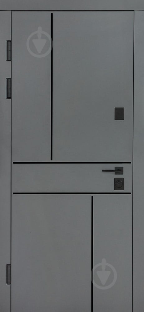 Двері вхідні Булат Ультра (квадро) 557/607 сірий 2050x950 мм ліві - фото 2 Двері вхідні Булат Ультра (квадро) 557/607 сірий 2050x950 мм ліві - фото 2