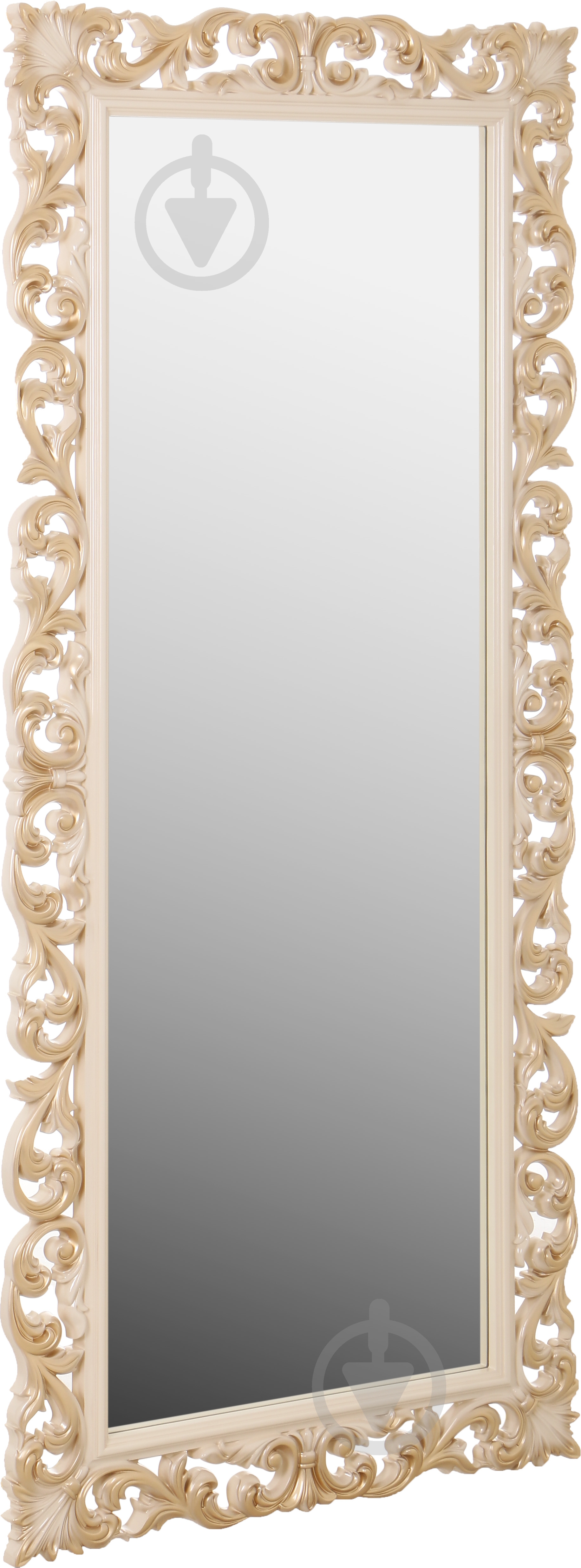 Зеркало Embawood Версаль крем-золото 800x1800 мм светло-золотой - фото 2