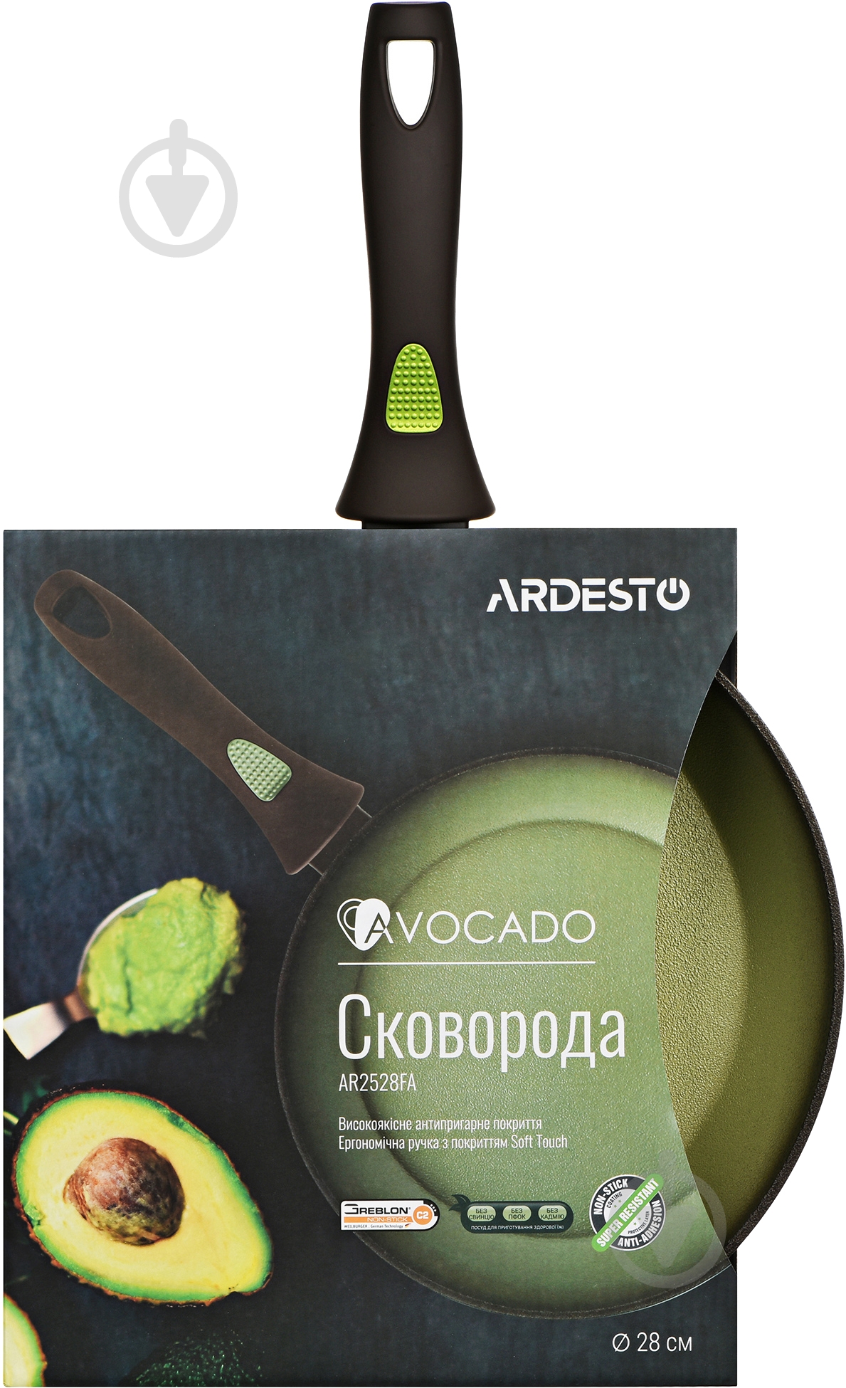 Сковорода ARDESTO Avocado 28 см AR2528FA - фото 5