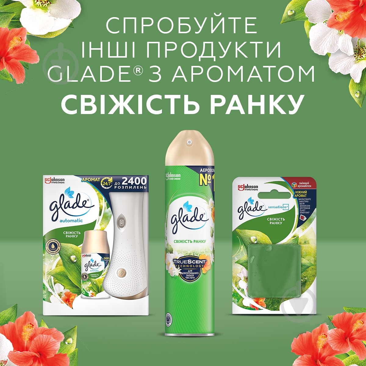 Освежитель воздуха Glade Sensations Свежесть утра 8 г - фото 4