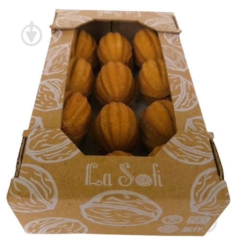 Печенье La Sofi Гречневые орешки со сгущенкой 12 шт. 285 г - фото 1