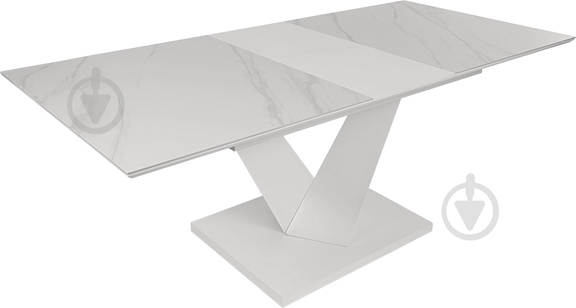 Стіл обідній GT Racer DT-1105 (160-200x90x75) White - фото 1