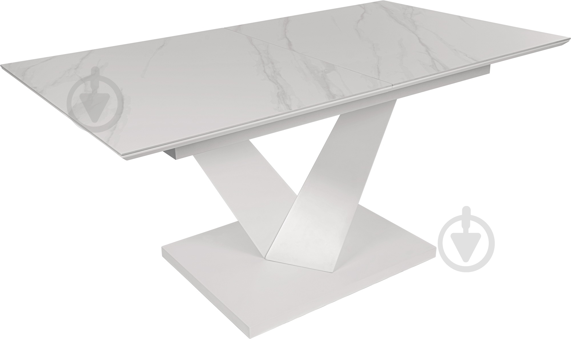 Стіл обідній GT Racer DT-1105 (160-200x90x75) White - фото 2