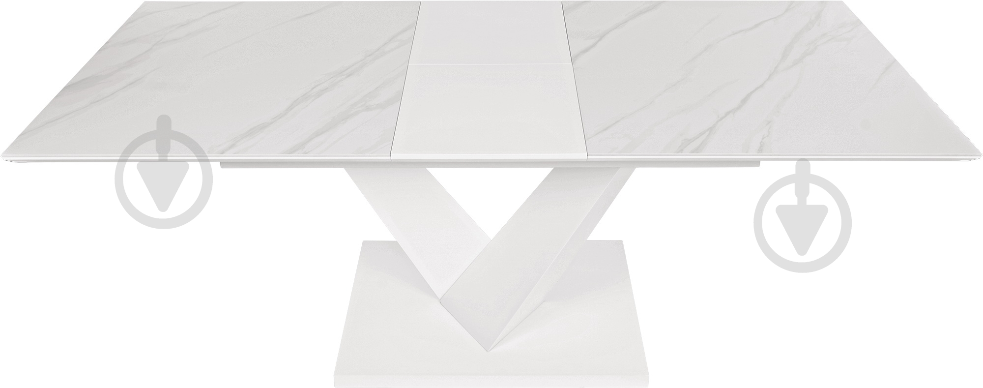 Стіл обідній GT Racer DT-1105 (160-200x90x75) White - фото 3