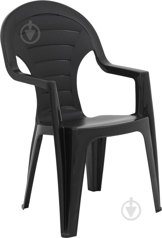 Стілець пластиковий Keter Bonaire 218093 93x56x57 см антрацит - фото 1