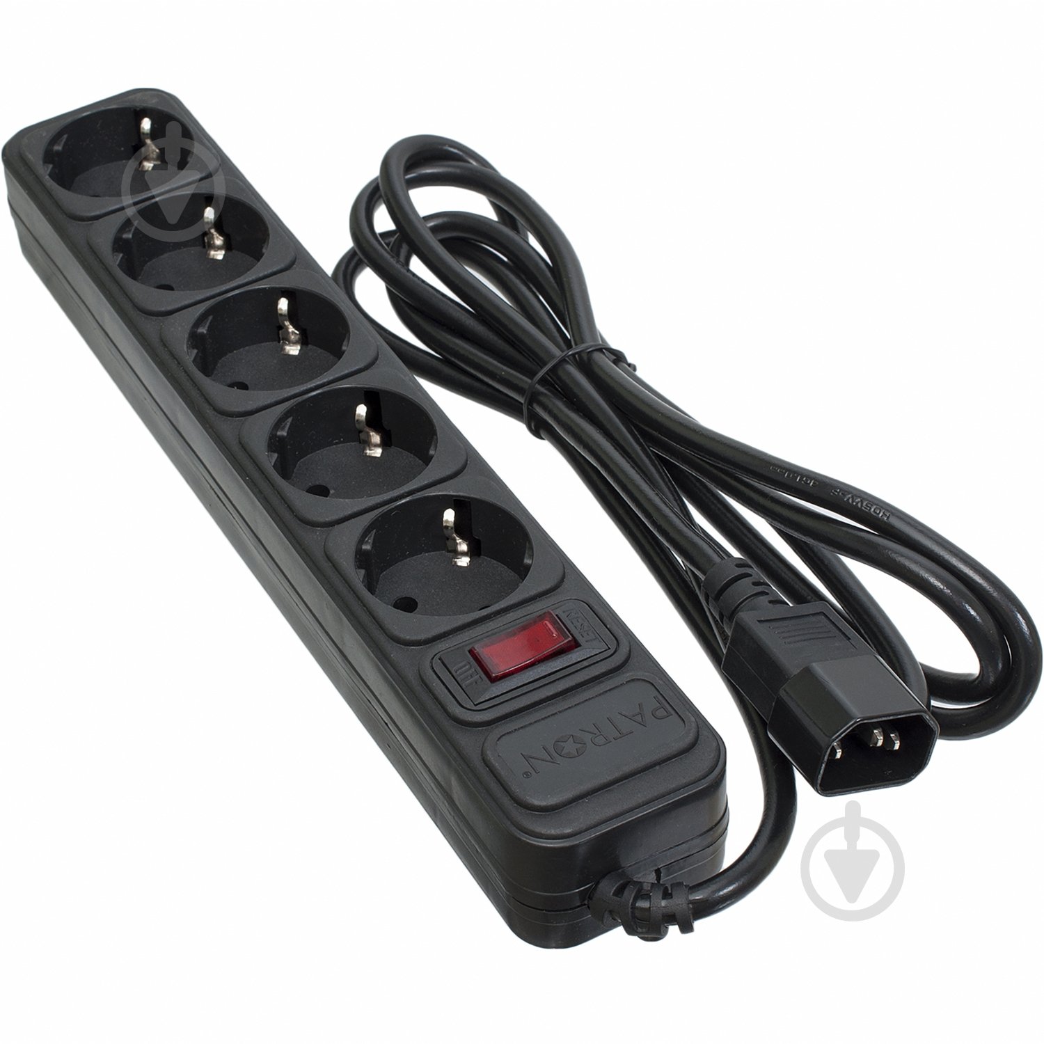 Мережевий фільтр Patron для ДБЖ 3x1 мм2 (SP-1055U) із заземленням 5 гн. чорний 2 м EXT-PN-SP-1055U - фото 1 Мережевий фільтр Patron для ДБЖ 3x1 мм2 (SP-1055U) із заземленням 5 гн. чорний 2 м EXT-PN-SP-1055U - фото 1