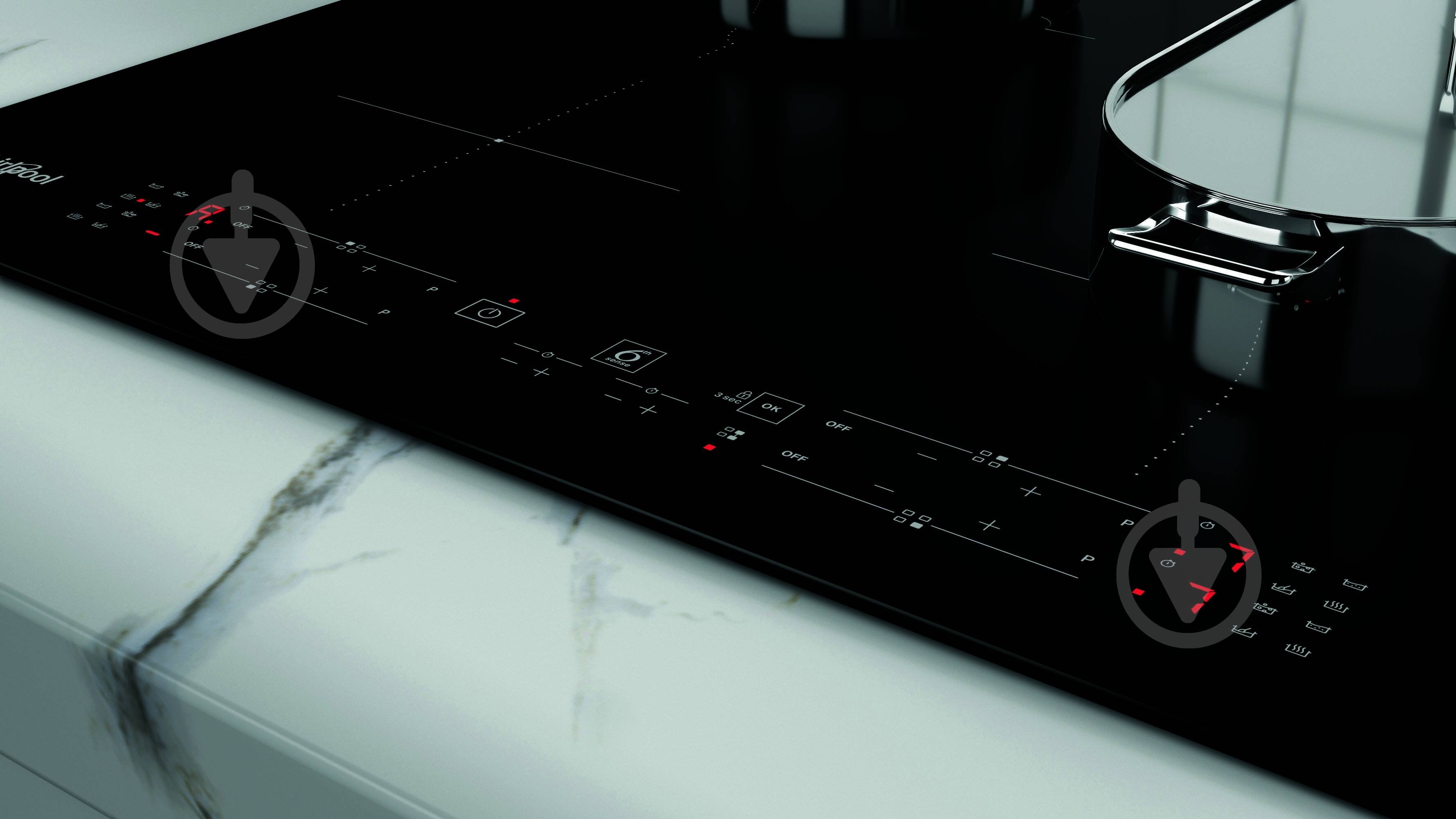 Варильна поверхня індукційна Whirlpool WB B8360 NE - фото 7