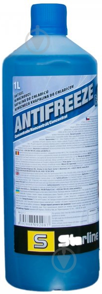 Антифриз STARLINE G11 -40 °C G11 концентрат 1 л синий (NA G11-1) - фото 1