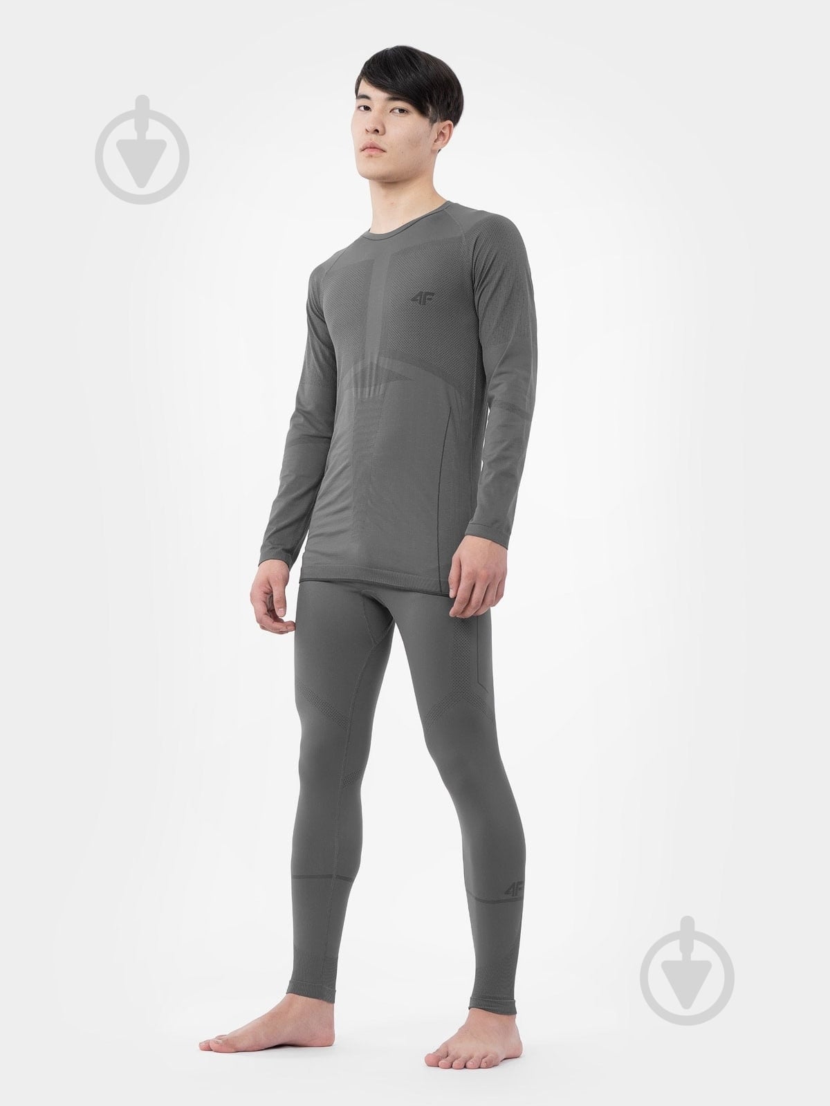 Термобрюки 4F SEAMLESS UNDERWEAR M066 4FAW22USEAM066-23S р.L/XL серый - фото 1
