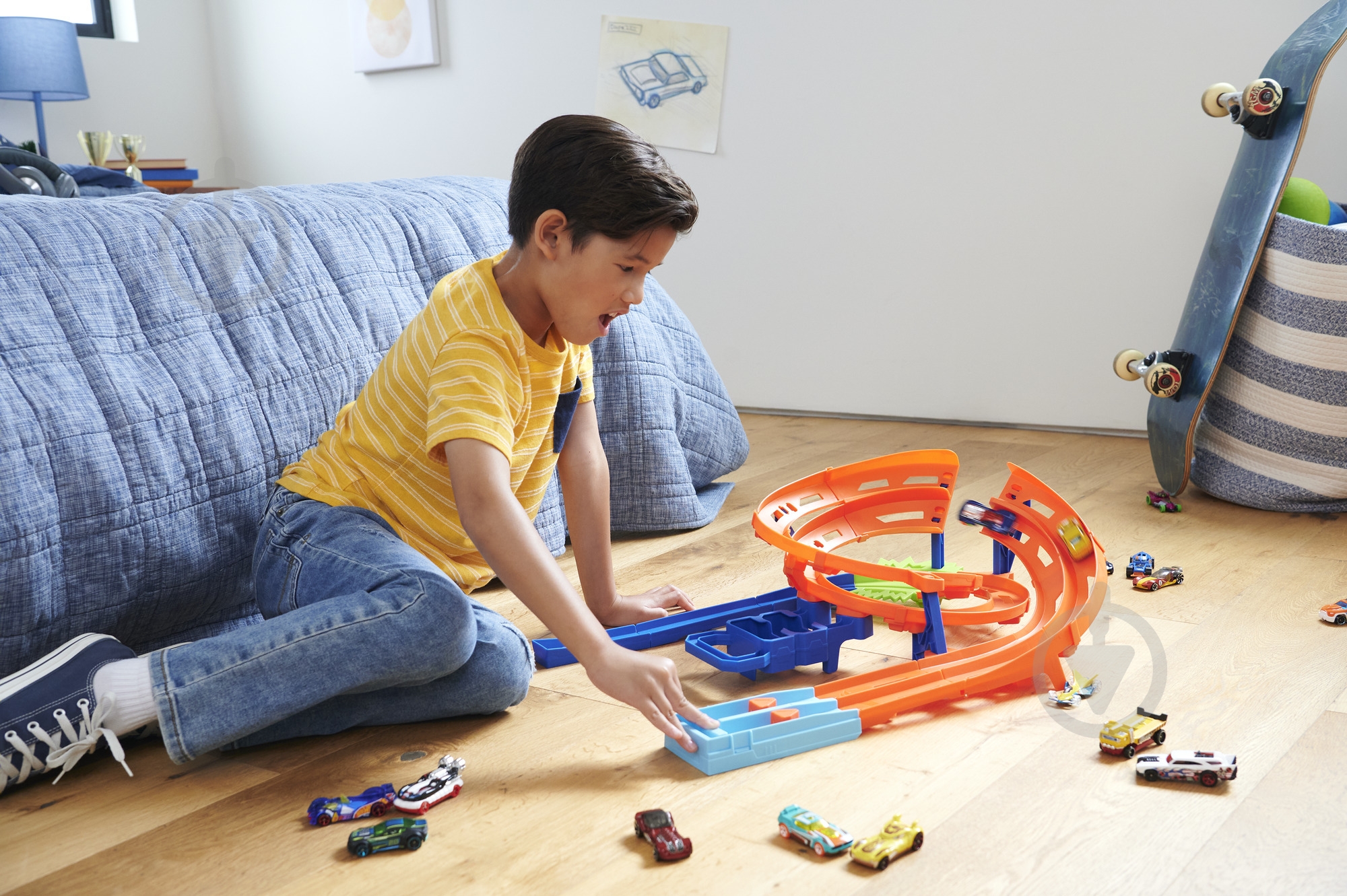 Трек Hot Wheels «Крутая петля» 1:64 HTK17 - фото 5