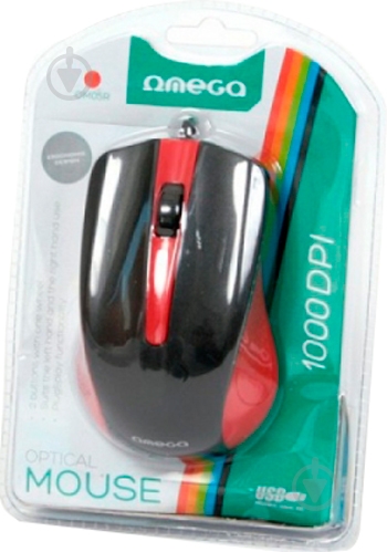 Мышь OMEGA OM05R red - фото 4 Мышь OMEGA OM05R red - фото 4
