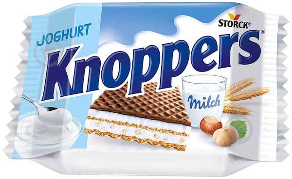 Вафли Knoppers Молочно-ореховые 25 г - фото 1 Вафли Knoppers Молочно-ореховые 25 г - фото 1