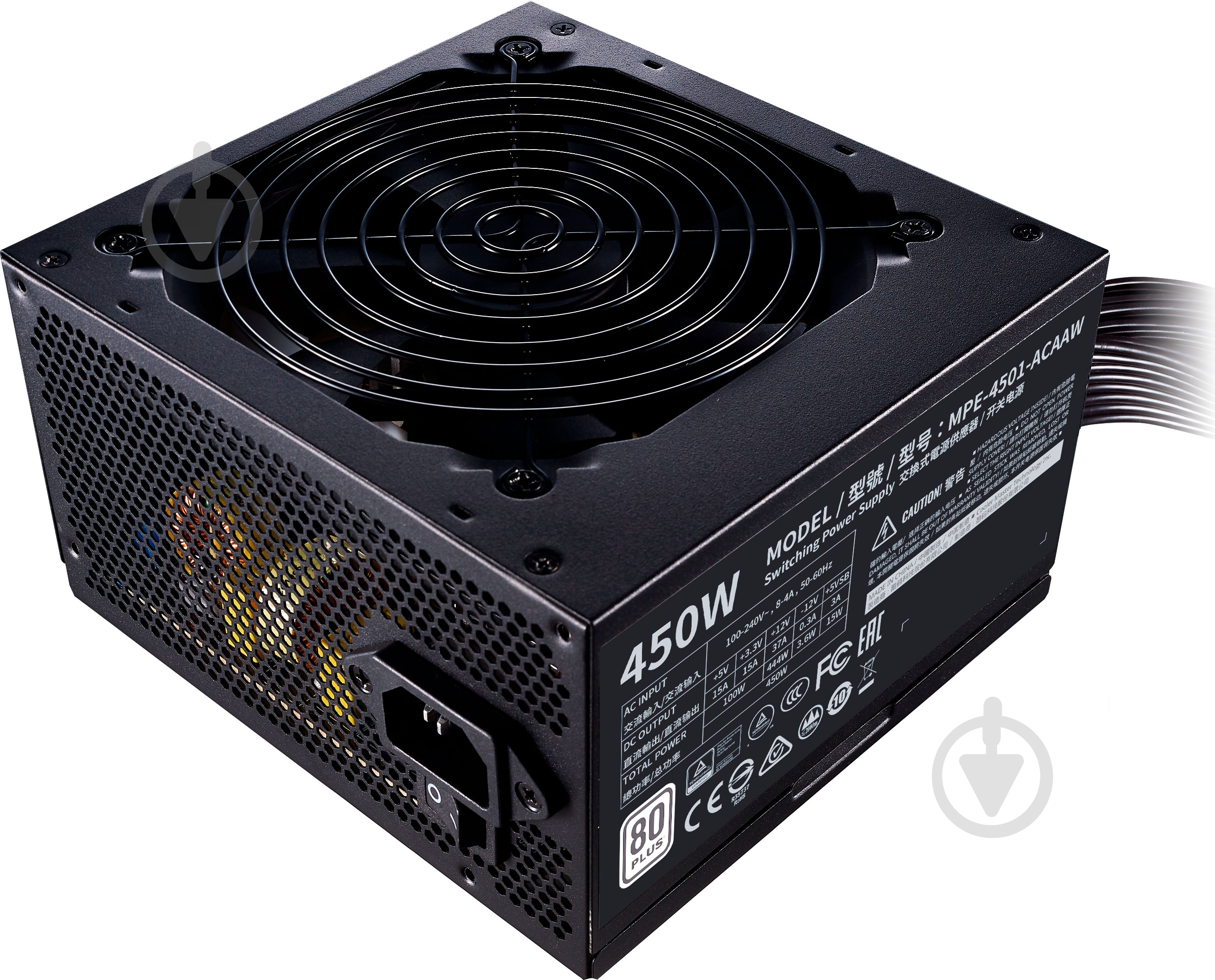Блок питания Cooler Master MPE-4501-ACABW-EU 450 Вт - фото 6 Блок питания Cooler Master MPE-4501-ACABW-EU 450 Вт - фото 6