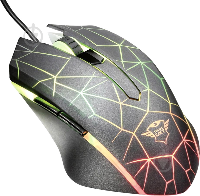 Мышь Trust Heron GXT 170 RGB Mouse black (21813) - фото 3