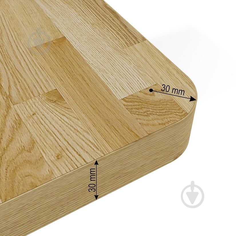 Стіл комп'ютерний BIM Furniture Natural 1400х700х720 мм чорний матовий / дуб натуральний - фото 3 Стіл комп'ютерний BIM Furniture Natural 1400х700х720 мм чорний матовий / дуб натуральний - фото 3