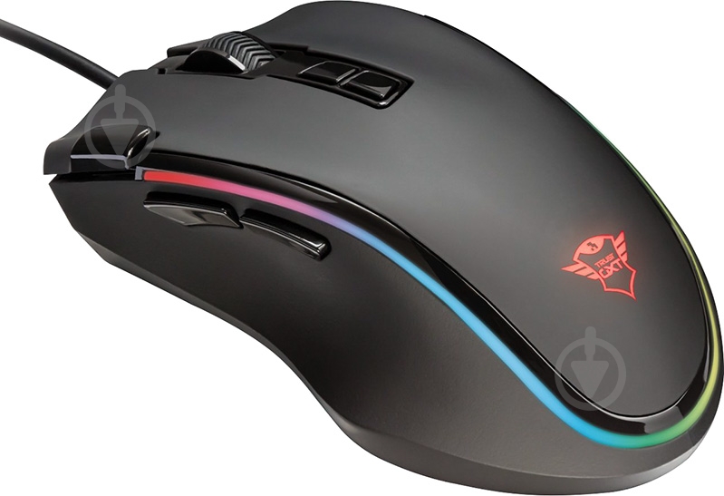 Мышь Trust Laban GXT188 RGB Mouse black (21789) - фото 3