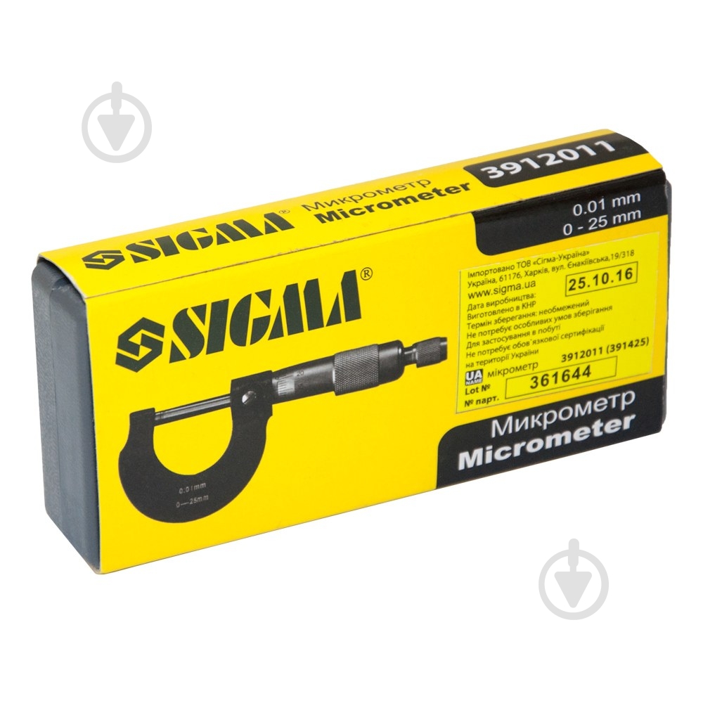 Микрометр Sigma 3912011 - фото 5