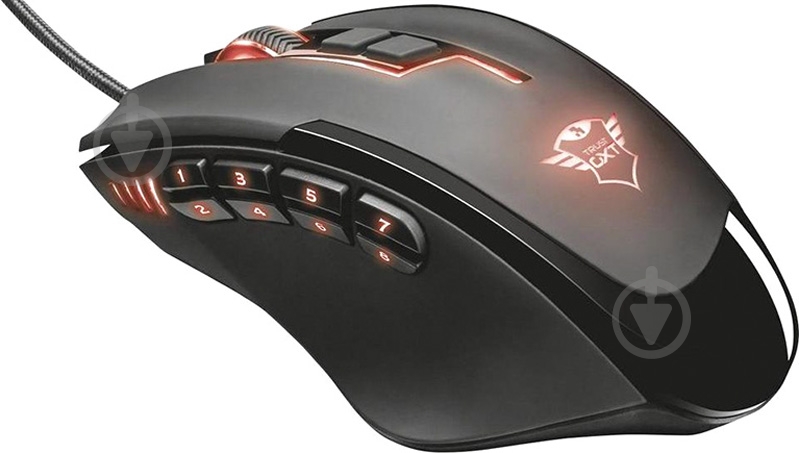 Мышь Trust Sikanda GXT 164 MMO Mouse black (21726) - фото 3 Мышь Trust Sikanda GXT 164 MMO Mouse black (21726) - фото 3