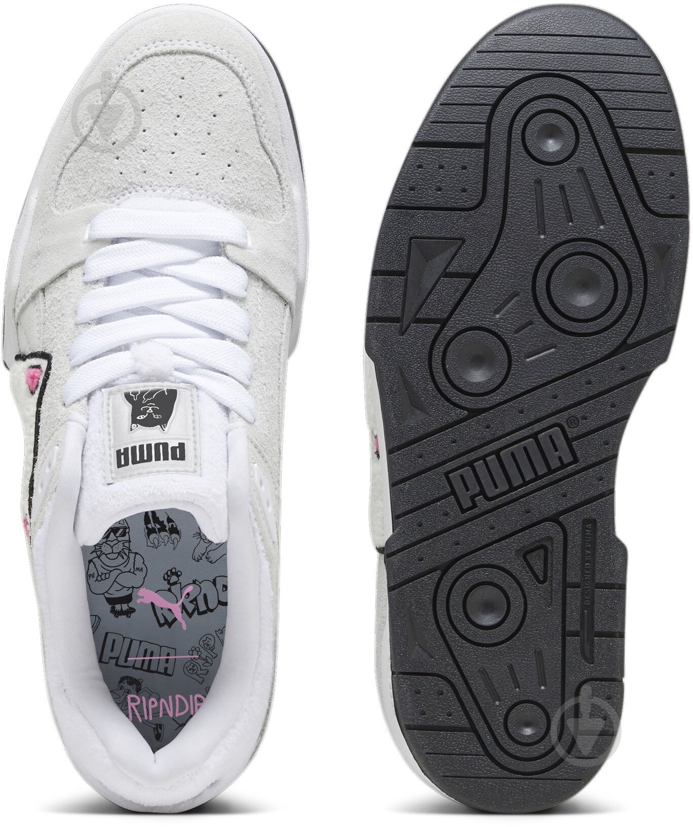 Кроссовки мужские демисезонные Puma SLIPSTREAM RIPNDIP 39353801 р.44,5 белые - фото 6