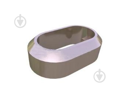 Фланец Алюмініка стойки овальной 50х25 - фото 1