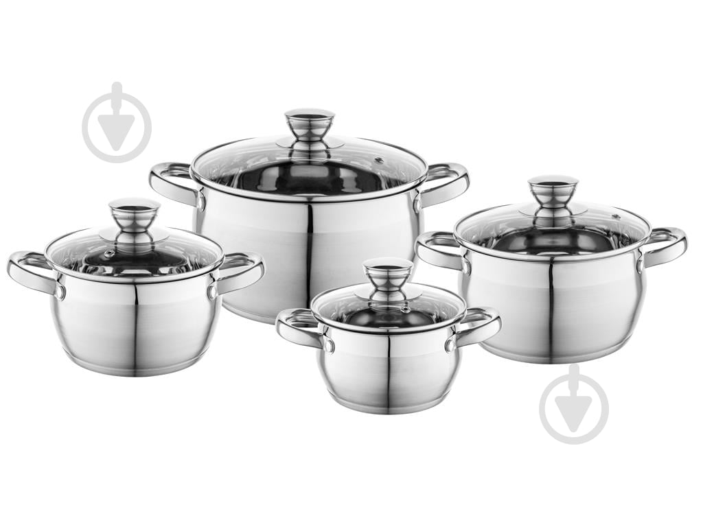 Набор кастрюль Florina OLIVER KPL 8 элементов - фото 1 Набор кастрюль Florina OLIVER KPL 8 элементов - фото 1