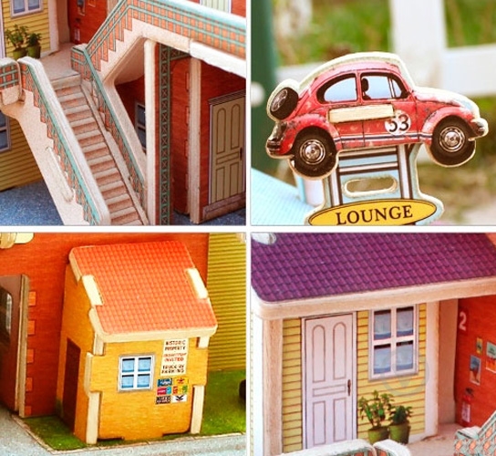 Конструктор Robotime Автомастерская F136 - фото 3 Конструктор Robotime Автомастерская F136 - фото 3