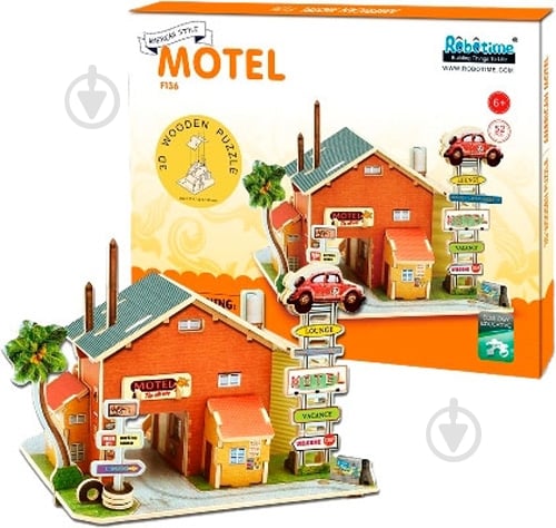 Конструктор Robotime Автомастерская F136 - фото 5 Конструктор Robotime Автомастерская F136 - фото 5