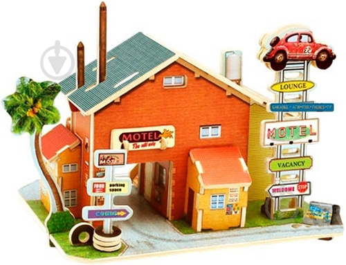 Конструктор Robotime Автомастерская F136 - фото 1 Конструктор Robotime Автомастерская F136 - фото 1