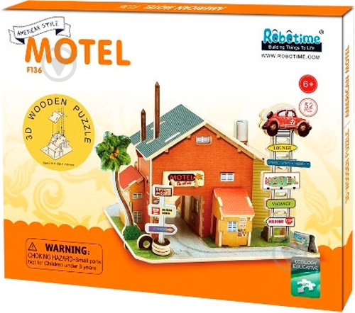 Конструктор Robotime Автомастерская F136 - фото 2 Конструктор Robotime Автомастерская F136 - фото 2