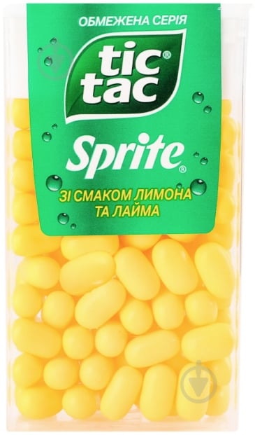 Драже Tic Tac Sprite со вкусом лимона и лайма 54 г - фото 1