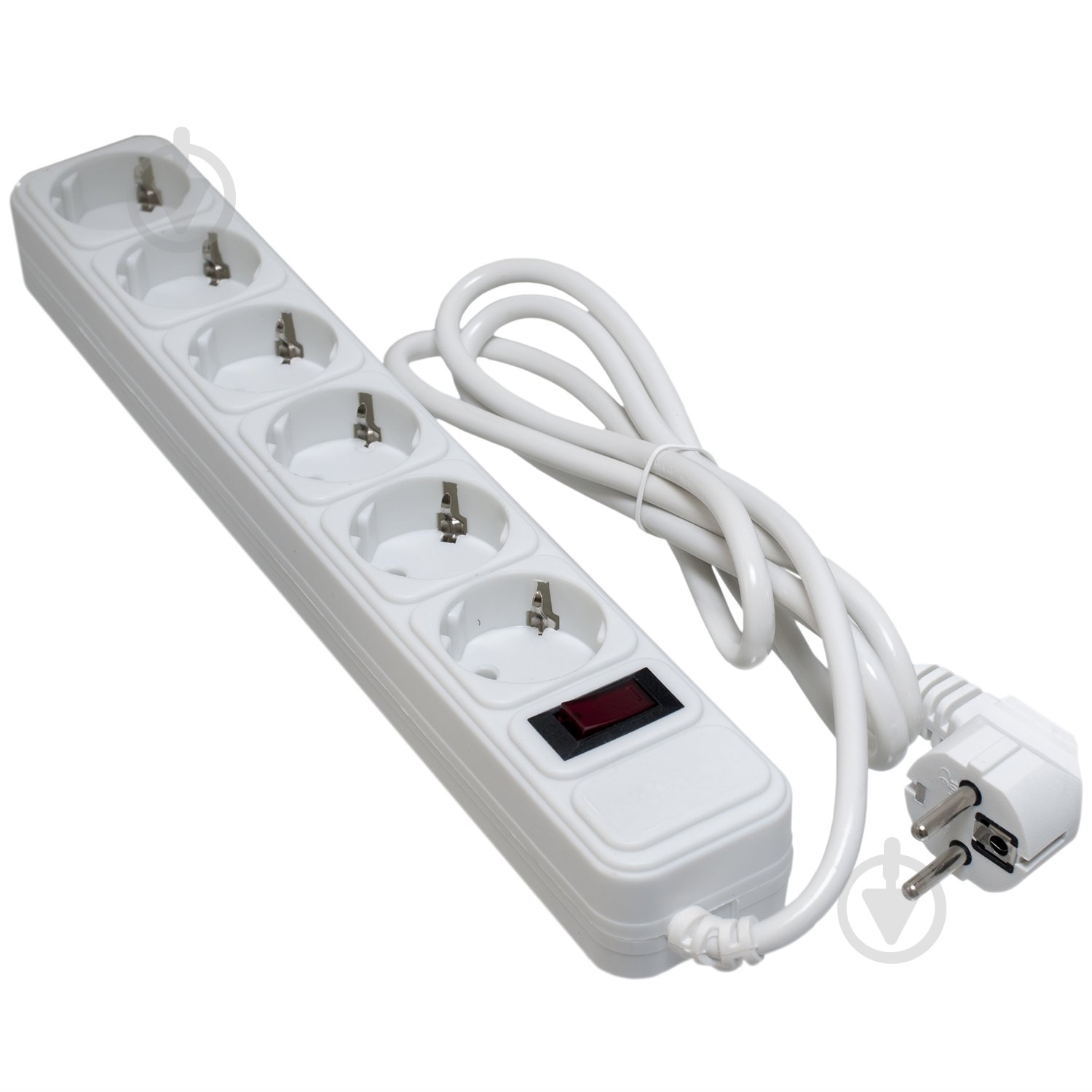 Сетевой фильтр Patron 3x1 мм2 с заземлением 6 гн. белый 3 м EXT-PN-SP-1063W - фото 1 Сетевой фильтр Patron 3x1 мм2 с заземлением 6 гн. белый 3 м EXT-PN-SP-1063W - фото 1