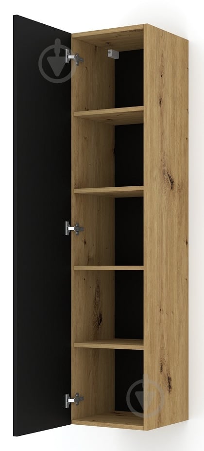 Шафка підвісна BIM Furniture Duo 1500х350х350 мм чорний матовий / дуб артізан / (DUO_150_WISZACA_DA_CM) - фото 2 Шафка підвісна BIM Furniture Duo 1500х350х350 мм чорний матовий / дуб артізан / (DUO_150_WISZACA_DA_CM) - фото 2