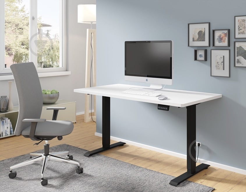 Стіл комп'ютерний BIM Furniture BIMotion 1200х650х730 мм білий матовий / чорний матовий - фото 9 Стіл комп'ютерний BIM Furniture BIMotion 1200х650х730 мм білий матовий / чорний матовий - фото 9