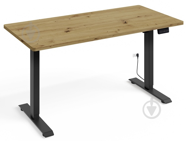 Стіл комп'ютерний BIM Furniture BIMotion 1200х650х730 мм дуб артізан / чорний матовий - фото 1 Стіл комп'ютерний BIM Furniture BIMotion 1200х650х730 мм дуб артізан / чорний матовий - фото 1