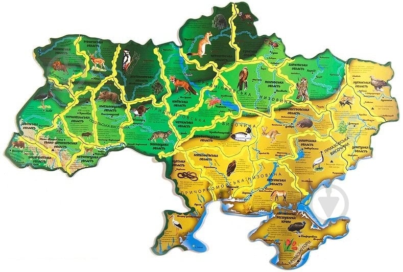 Пазлы Uteria Флора и фауна Украины - фото 1